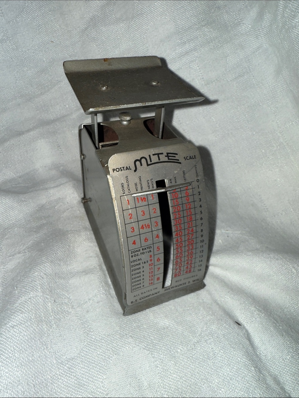 Postal Scale - Silver Vintage Letter Weighing Scale